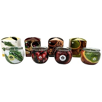 

ARÔME Set svíček ve skle a flower bo×u 4 × 90 g