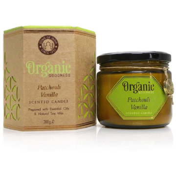 

Song of India Organic Goodness Svíčka Patchouli and Vanilla
