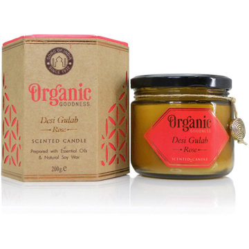 

Song of India Organic Goodness Svíčka Desi Gulab Rose, 200g