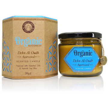 

Song of India Organic Goodness Svíčka Dehn Al Oudh Agarwood, 200g