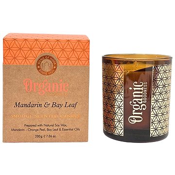 

Song of India Organic Goodness Svíčka Mandarin & Bay Leaf, 200g