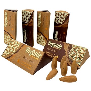 

ARÔME Set 6x 12 organických vonných františků se zpětným tokem, Palo Santo