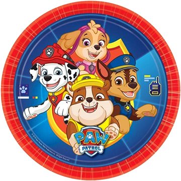 Amscan Talíře Paw patrol Tlapková patrola 23 cm 8 ks