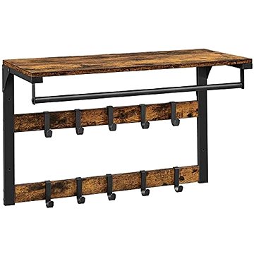 

ARTENAT Věšák s policí ROLAND, výška 42 cm, hnědý