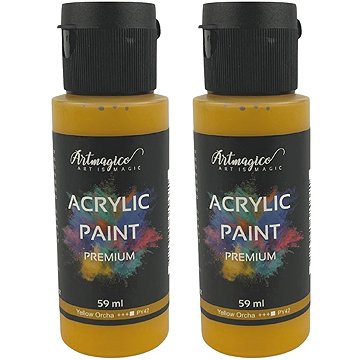 Artmagico Premium 59 ml, Yellow Orcha, balení 2 ks