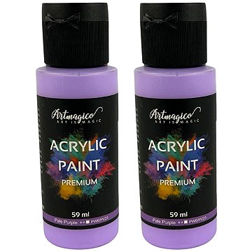 Artmagico Premium 59 ml, Pale purple, balení 2 ks