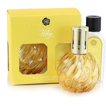

Ashleigh & Burwood Dárková sada katalytické lampy GOLD a náplně ROSE & GOLDEN LEATHER