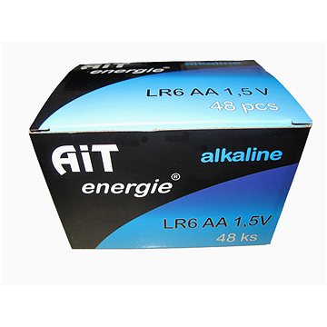 

AiT baterie LR6 Alkalické, AA - krabička 48 ks