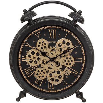 

Atmosphera Hodiny na komodu, viditelný mechanismus, vintage, 35,6 cm