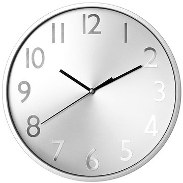 

Atmosphera Kulaté a nástěnné hodiny stříbrné 30 cm