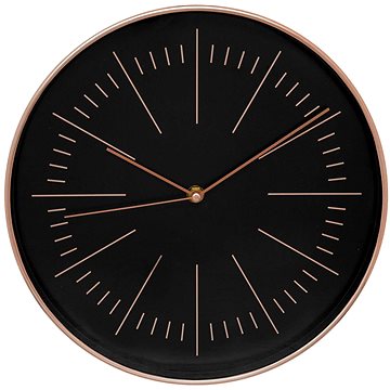 

Atmosphera, Moderní hodiny do obývacího pokoje Edith měděná 30 cm