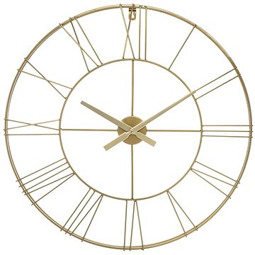 

Atmosphera Nástěnné hodiny, kovové, zlaté, 70 cm