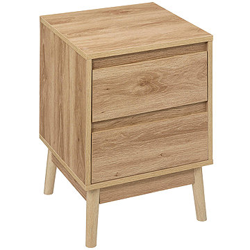 

5five Simply Smart Abana Noční stolek, 2 zásuvky, 40 × 40 × 56 cm