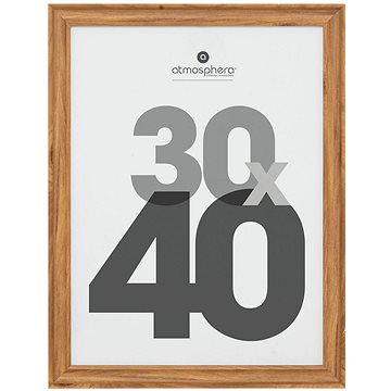 

Atmosphera Nástěnný fotorámeček MAE, 30 × 40 cm, hnědý
