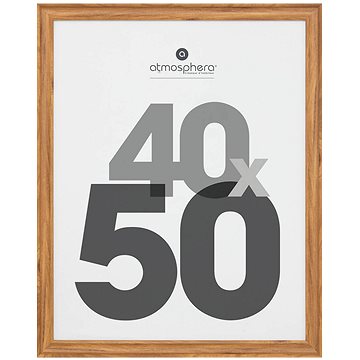 

Atmosphera Nástěnný fotorámeček MAE, 40 × 50 cm, hnědý