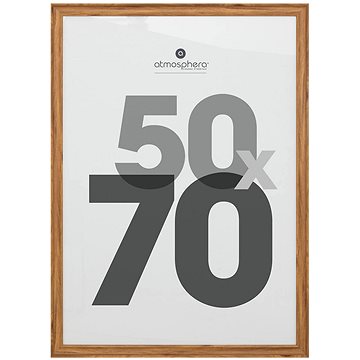 

Atmosphera Nástěnný fotorámeček MAE, 50 × 70 cm, hnědý