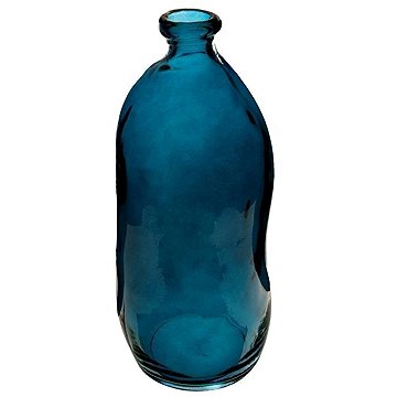 

Atmosphera Váza z recyklovaného skla, 35 cm, tyrkysová