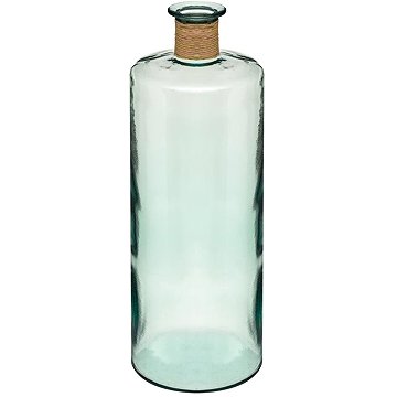 

Atmosphera Váza z recyklovaného skla, 75 cm, zelená barva