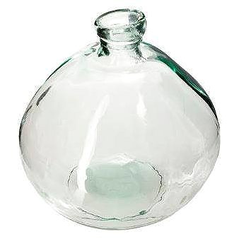 

Atmosphera Váza z recyklovaného skla, 35 cm, transparentní
