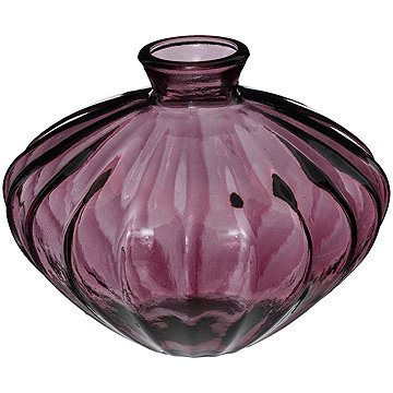 

Atmosphera Váza z recyklovaného skla CANDY, 14 cm, růžová