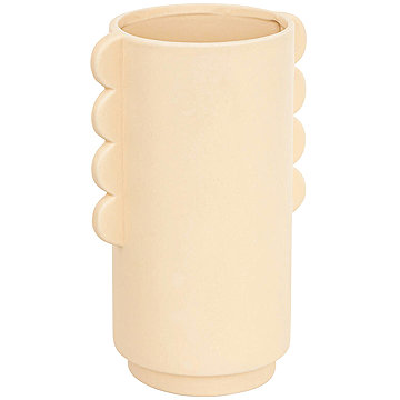 

Atmosphera Keramická váza WAVY BLISS, průměr 13 cm, béžová