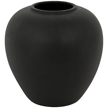 

Atmosphera Keramická váza koule RILY, 22 cm, černá