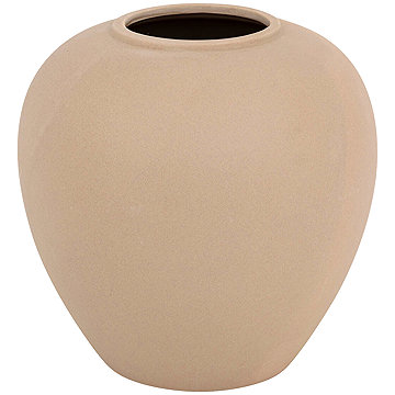 

Atmosphera Keramická váza koule RILY, 22 cm, taupe
