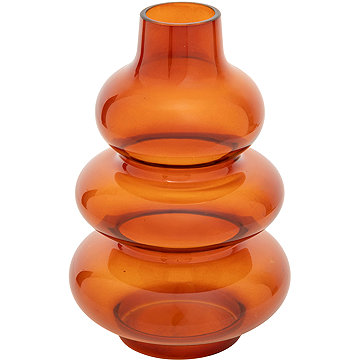

Atmosphera Jantarová skleněná váza CLOTHILDE, výška 22 cm
