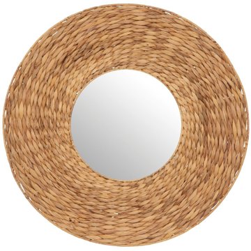 

Atmosphera Kulaté zrcadlo Lorena, rám z vodního hyacintu, průměr 75 cm