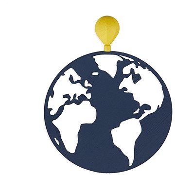 Balvi Knižní záložka Globetrotter 27402 modrá