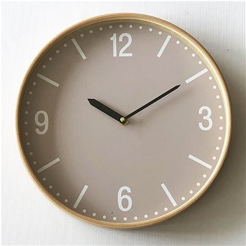 

Nástěnné hodiny dřevěné, průměr 32 cm