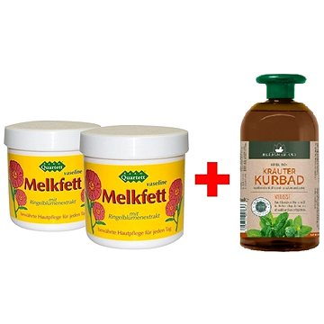 

Quartett tělová vazelína + bylinná lázeň Meduňka