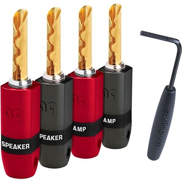 

AudioQuest SureGrip-BFA/Banana Gold (set 4ks)