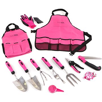 

SIXTOL Sada zahradního nářadí GARDEN PINK 12