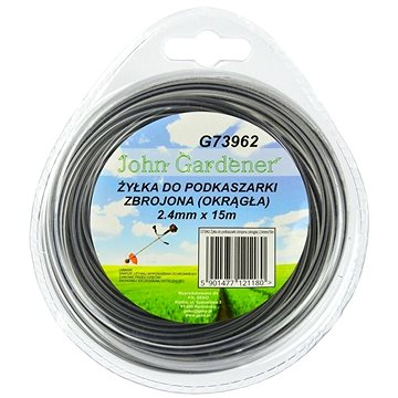 

GEKO Struna do sekačky zesílená 2,4mm, 15m, kulatý profil, nylon