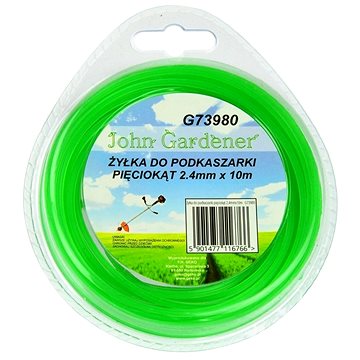 

GEKO Struna do sekačky 2,4mm, 10m, hvězdicový profil, nylon