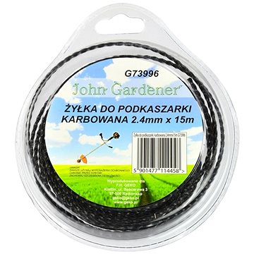 

GEKO Struna do sekačky 2,4mm, 15m, zvlněný profil, nylon