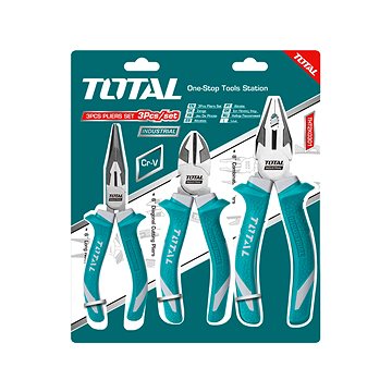 

TOTAL-TOOLS Kleště, sada 3ks, industrial