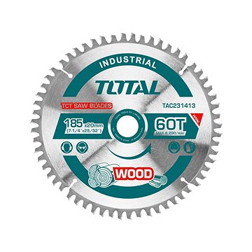 

Total-Tools kotouč pilový, 185 mm, 60T, industrial