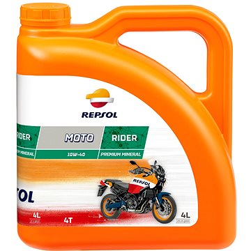 REPSOL MOTO RIDER 4T 10W-40 4l - Motorový olej