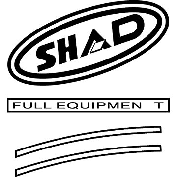 

SHAD Samolepky červená pro SH43