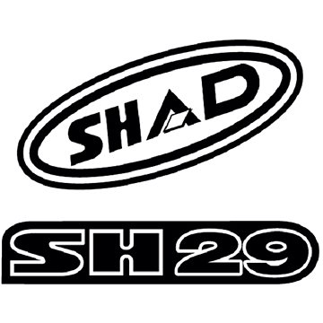

SHAD Samolepky červená pro SH29