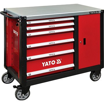 

YATO Skříňka dílenská pojízdná 6 zásuvek YT-09002