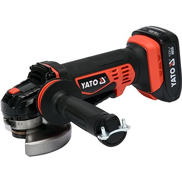 

YATO Bruska úhlová AKU 125 mm 18V v sadě YT-82826 (1x2 Ah)