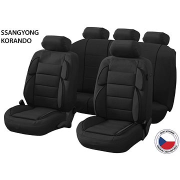 

CAPPA autopotahy Perfetto YL SSangYong Korando, černé