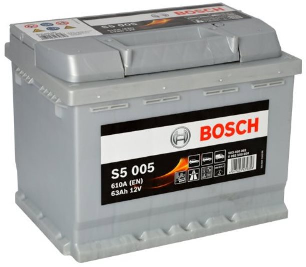 

BOSCH S5 005, 63Ah, 12V (0 092 S50 050) - UAMK instalace do vozu