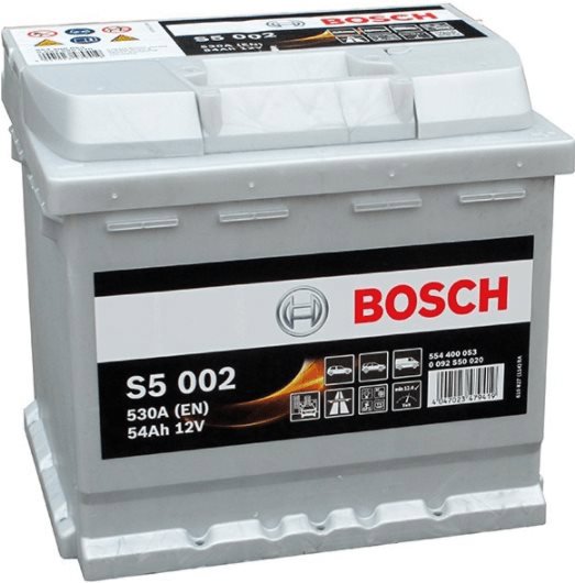 

BOSCH S5 002, 54Ah, 12V (0 092 S50 020) - UAMK instalace do vozu