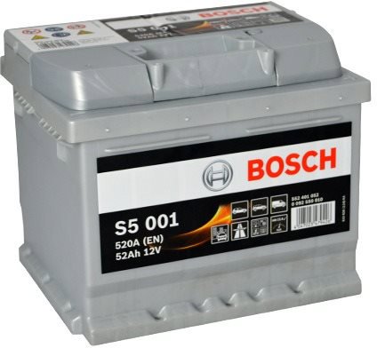 

BOSCH S5 001, 52Ah, 12V (0 092 S50 010) - UAMK instalace do vozu