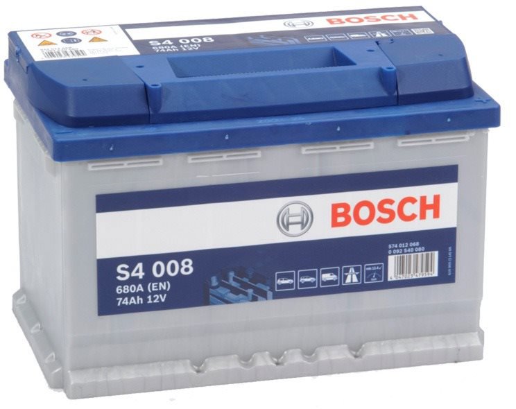 

BOSCH S4 008, 74Ah, 12V (0 092 S40 080) - UAMK instalace do vozu