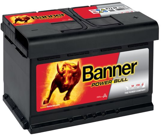 

BANNER Power Bull 72Ah, 12V, P72 09 - UAMK instalace do vozu